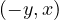 (-y, x)