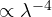 \propto \lambda^{-4}