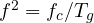 f^2 = f_c/T_g