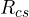 R_{cs}