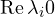 \mathrm{Re}\,\lambda_i \lt  0