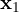 \mathbf x_1