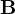 \mathbf{B}