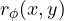 r_\phi(x, y)