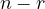 n - r