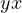 y \gt x