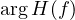 \arg H(f)