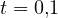 t = 0{,}1