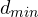 d_{min}