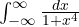 \int_{-\infty}^{\infty}\frac{dx}{1 + x^4}