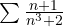 \sum\frac{n+1}{n^3 + 2}