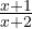 \frac{x+1}{x+2}