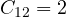 C_{12} = 2
