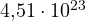 4{,}51\cdot 10^{23}