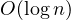 O(\log n)