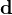 \mathbf d