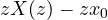 zX(z) - zx_0