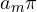a_m\pi