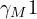 \gamma_M \gt  1