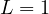 L = 1