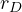 r_D