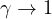 \gamma \to 1