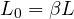 L_0 = \beta L