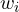 w_i