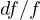 df/f