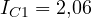 I_{C1} = 2{,}06