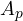 A_p
