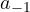 a_{-1}