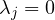 \lambda_j = 0