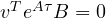 v^Te^{A\tau}B = 0