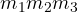 m_1m_2m_3