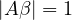 |A\beta| = 1