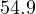 54.9&deg;