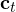\mathbf c_t
