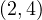(2, 4)
