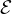 \mathcal E
