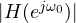 |H(e^{j\omega_0})|