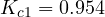 K_{c1} = 0.954