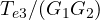 T_{e3}/(G_1G_2)