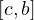 [c, b]