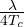 \frac{\lambda}{4T_c}