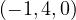 (-1, 4, 0)