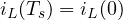 i_L(T_s) = i_L(0)