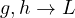 g, h \to L