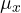 \mu_x