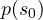 p(s_0)